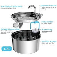 Stainless Steel Water Dispenser Automatic Fountain