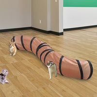 Pet Cat Bending S-shaped Collapsible Tunnel Toys