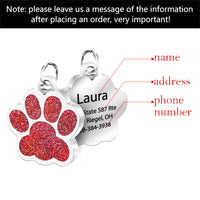 Customized Personality Stainless Steel Bone Dog Id Tag