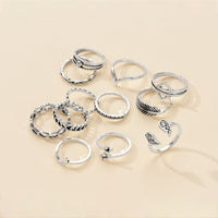 Cross-border New European And American Fashion Personality Ring Set