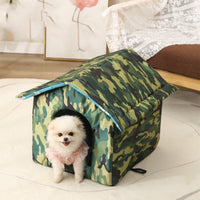 Waterproof Pet Dog And Cat Kennel Warm Foldable And Washable