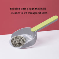 Multi Functional Dog Cat Litter Shovel Toilet Cleaner Excrement Shovel Cat Excrement Dog Excrement Shovel Pet Accessories Pet Cat Poop Litter Shovel Toilet Spoons Cats Sand Cleaning Scoop