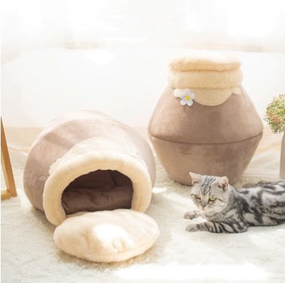 3-in-1 Convertible Egg Cat Bed