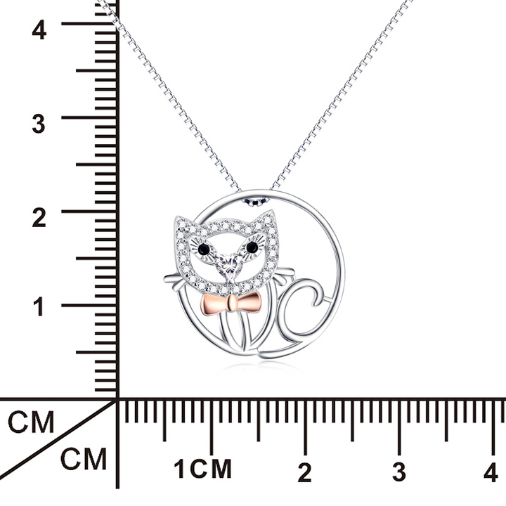 Circle of Love Cat Necklace
