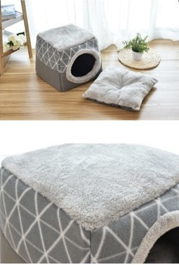 2-in-1 Convertible Cat Bed