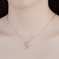 Cat On The Moon Necklace