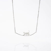 Cat On Rope Necklace