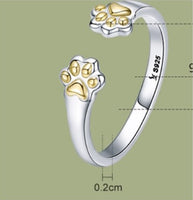 Knead and Purr Paw Ring
