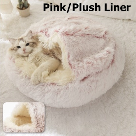 2-in-1 Nesting Cat Bed